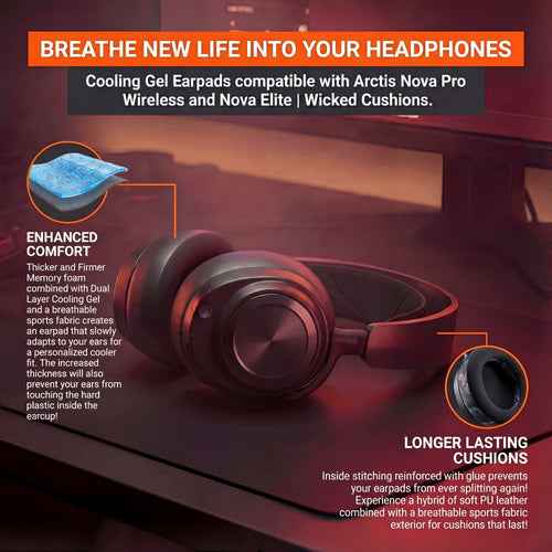 Arctis Nova Pro Wireless & Nova Elite Earpads - WC FreeZe Cooling Gel
